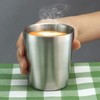 ANZUSY Stainless Steel Cups, 8.8 oz 4 Pack Insulated Metal