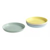 Paärty Art 6 Platos Infantiles Reutilizables Plasticos Varios Colores