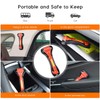 Kriture Car Safety Hammer 2 Pack, Window Glass Breaker and