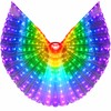 Rainbow LED Light-Up Butterfly Wings Costume, Illuminated Dance Wings for