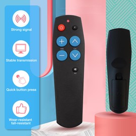 HIULLEN Universal Remote Control, TV Remote Control with Large Buttons, Easy to Use and Setup, Senior Remote Control Works for TV and Cable IR Devices, Suitable for Elderly People