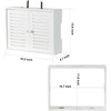 Hooyage WiFi Storage Box Wall Mount Router Shelf Wooden WiFi
