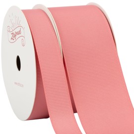 Zofrud 2 Rolls Dusty Rose Grosgrain Ribbon Pack 5/8"x 10Yds and 1-1/2" x 10 Yds, 20 Yards Total - Ideal for Sewing, Gift Wrapping, Crafts and Wedding Decoration