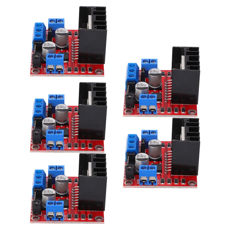 5Pcs Motor Driver Module Drive Controller Dual H Bridge Board