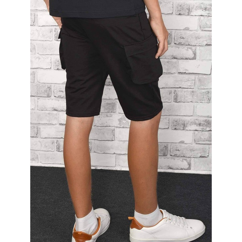 BEZLIT 30079 Boys' Cargo Shorts, black