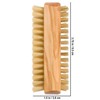 Redecker Natural Pig Bristle Nail Brush with Waxed Olive Wood