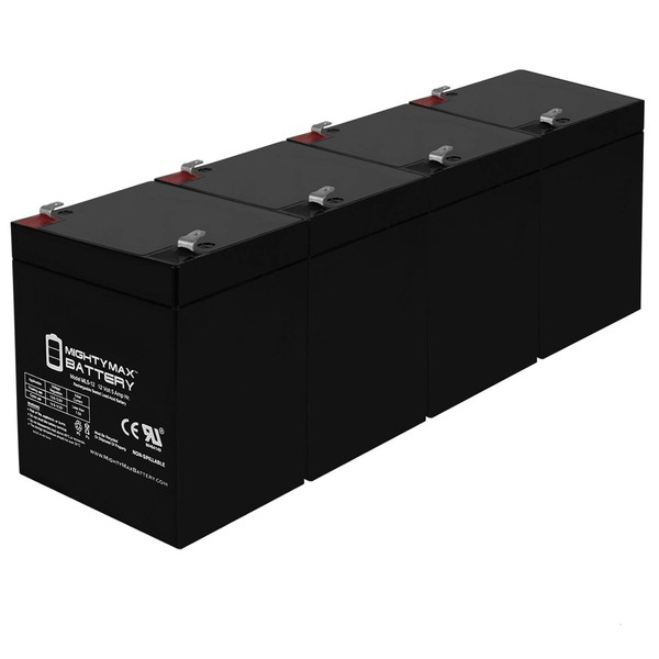 12V 5AH SLA Battery Replacement for Fiamm FG20451-4 Pack