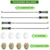 ALVBAN 4pcs W11130362 Washer Suspension Rod Kit WTW5000DW2 WTW5000DW0,Replacement for