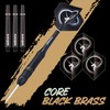 Unicorn Steel Tip Darts Set | Core Plus Black Brass