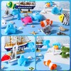 Zomiboo Pack of 55 Mini Ocean Plush Toys Sea Animals