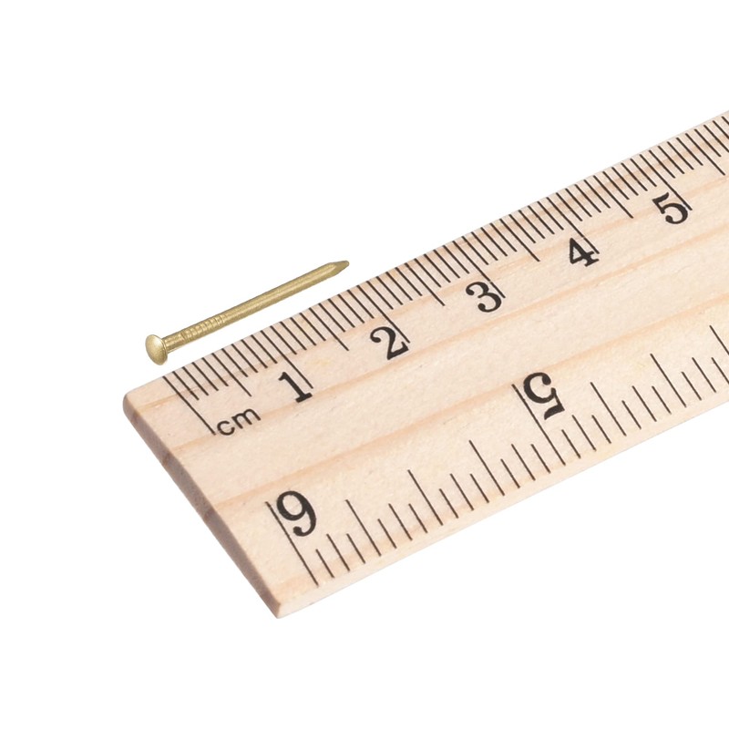 sourcing map Small Tiny Brass Nails 1.2x20mm for DIY Decorative