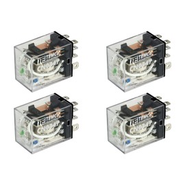 4X TEMCo Industrial Ice Cube Relay General Purpose 6 VDC 10A Contact 8 Pin