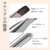 Foundation Brush, Flat Plate Comb, Set of 2, Extra Fine