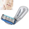 Men Manual Razor Six Blades Waterproof Precise Portable Removable Quick