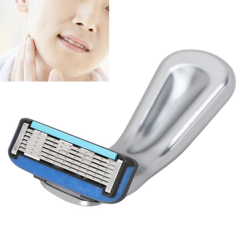 Men Manual Razor Six Blades Waterproof Precise Portable Removable Quick