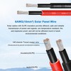 8AWG Solar Panel Wire 10mm², 2 Pack 50FT Red &