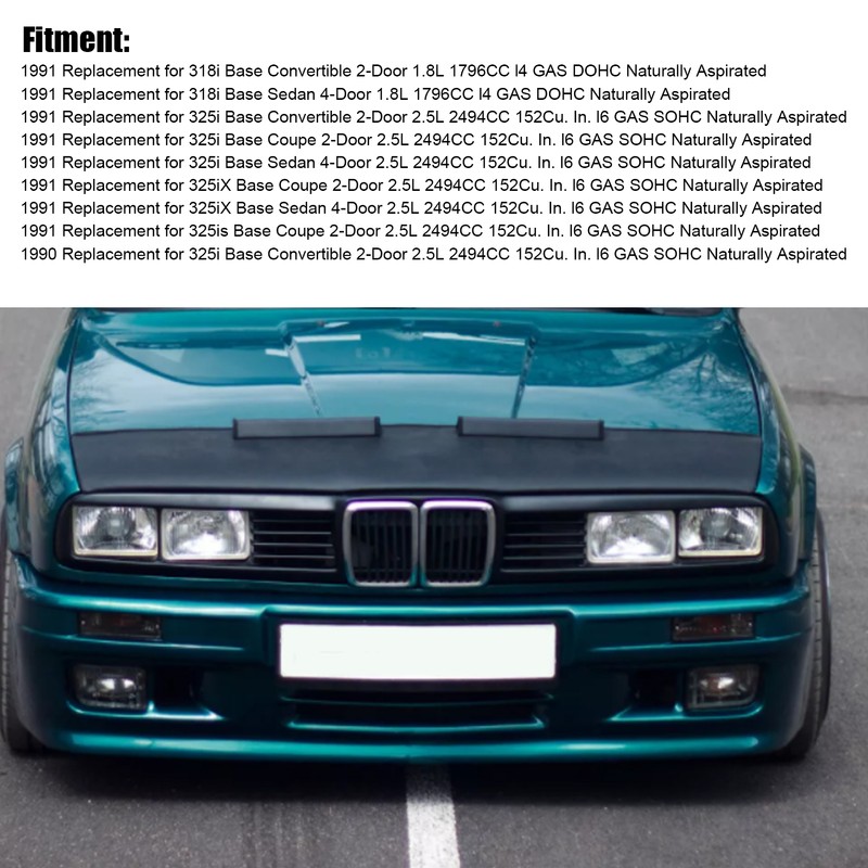 Front Center Grille Grill Chrome 51131884350 Replacement for E30 M3