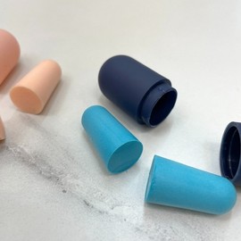 Noise-Cancelling Earplugs for Enhanced Concentration and Sleep Pink with Case 5ea