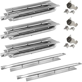 Grill Burners U Shaped and Smoker Pipe Burner BBQ Replacement Parts for Viking VGBQ410-3RT, VGBQ532-3RT, VGIQ532-3RT Outdoor Cooking BBQ Pipe Gallery
