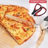 Pizzaschere, Pizzaschneider, Pizzamesser mit Scharfer Edelstahlklinge in Lebensmittelqualität und Griff