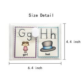 Croshuki 48pcs 4x6 Plastic Clear Envelopes Receipt Coupon Stickers Stamps Storage Case File Organizer Holder