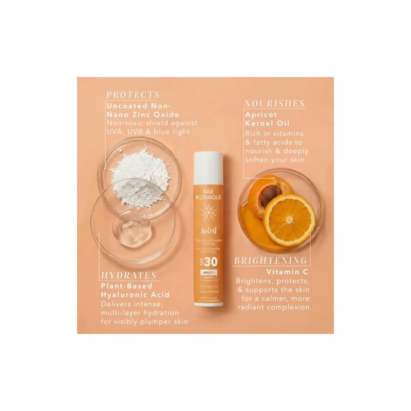 Baie Botanique Soleil Mineral SPF 30 Sunscreen | Mineral SPF30