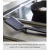 Yamazaki Home Silicone Spatula, Silicone, No Assembly Req., Black