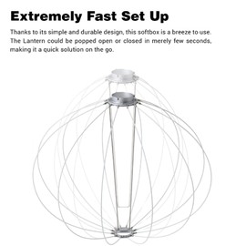 GODOX CS-50D Lantern Softbox 50cm/20inch Omni-Directional Light Modifier Bowens Mount for Godox SL60W SL150 II, UL150, VL150 Light for Video Recording, Live Streaming, and Film Making