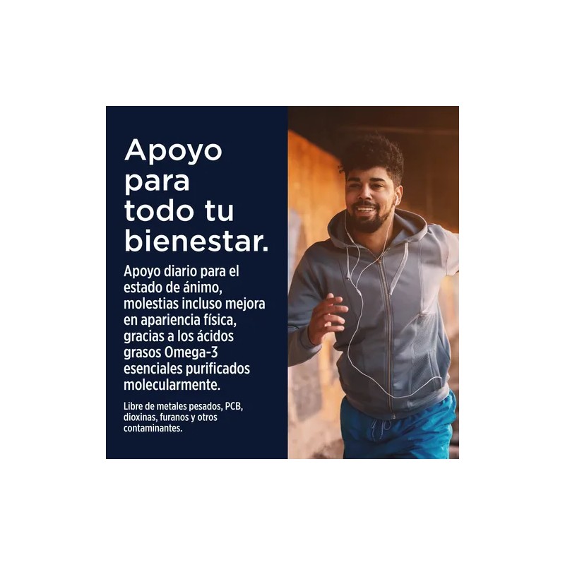 Kal Omega 3 Aceite De Pescado Vitamina E 120 Caps.