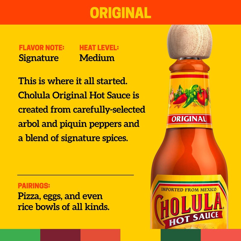 Cholula Original Hot Sauce 12 Oz (Pack of 2)