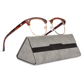 Gafas de luz azul para mujeres/hombres, marcos de anteojos de moda sin receta, anteojos de lectura, accesorios de oficina/exterior/juegos, leopardo + marco dorado