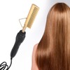 Multi Functional Electric Heating Hair Straightener Comb Hair Curler Curling