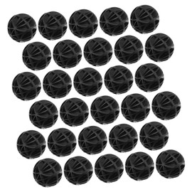 BESPORTBLE 50pcs Aquarium Bio Balls Black Aquarium Fish Tank Filter- Balls Filtration Media Filter Media Equipment Biological Mesh Pouches Doggy Car Seat Filter Screen Turtle Tank