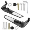 CADUFUELLY Motorcycle Mirrors Universal Adjustable 10MM 8MM, Motorcycle Wind Wing