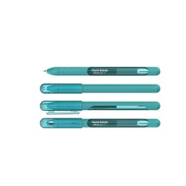 Newell Brands 4x Paper Mate InkJoy Capped Gel Ink Pens Assorted Colours 0.7mm Medium Point Nib Tip Adult Colouring Set (Teal)