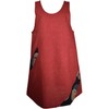 Berry U-Neck Apron with Japanese Patterns, Fashionable, Simple, Spotty Dyed,