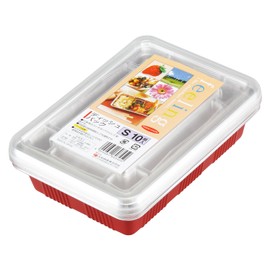 Yamato T Corporation Disposable Lunch Box Red Small FL Dish Pack 10 Piece