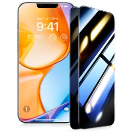 UltraGlass UltraGlass Ultra 9H+ Glass for iPhone 13 Pro Max Privacy Screen Protector [No.1 Military Grade Shatterproof & 100% Anti Spy] Glass Privacy Screen iPhone 13 Pro Max Tempered [Longest Durable],2 Pack