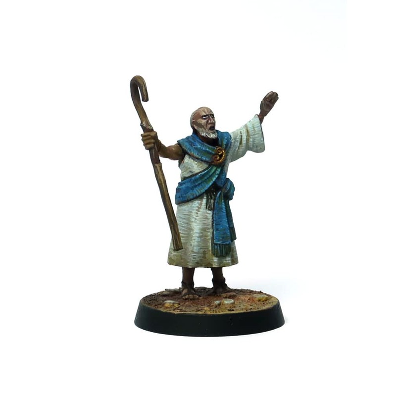 Brother Vinni Priest Miniature, Bronze Age, SAGA 28 mm, Resin