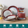 vancasso Starry Dinnerware Set for 4, Handmade Reactive Glaze Stoneware