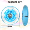 DBREAKS Ruote Luminose LED, 2Pcs Ruote di ricambio per scooter,