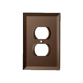 C.R. LAURENCE GMP2B CRL Bronze Duplex Plug Glass Mirror Plate