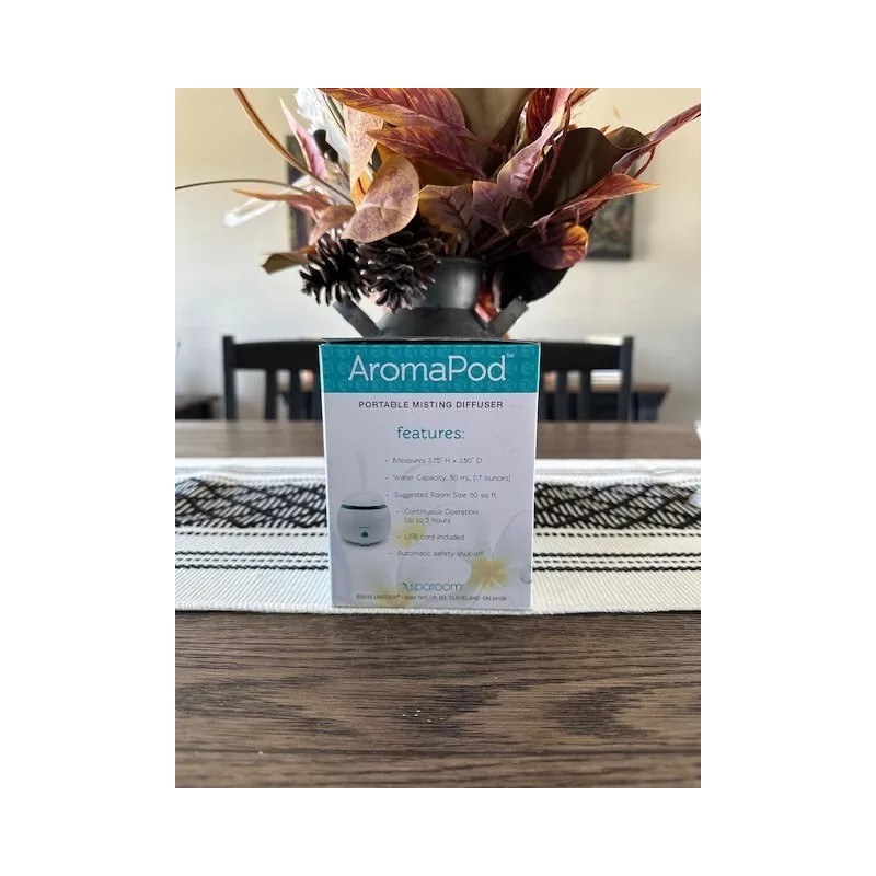Sparoom Aromapod Misting Diffuser with Auto Safety Shut-Off Feature