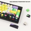 JakeTsai Keycaps, 131 Keys Double Shot Keycaps Transparent, PBT Keycaps