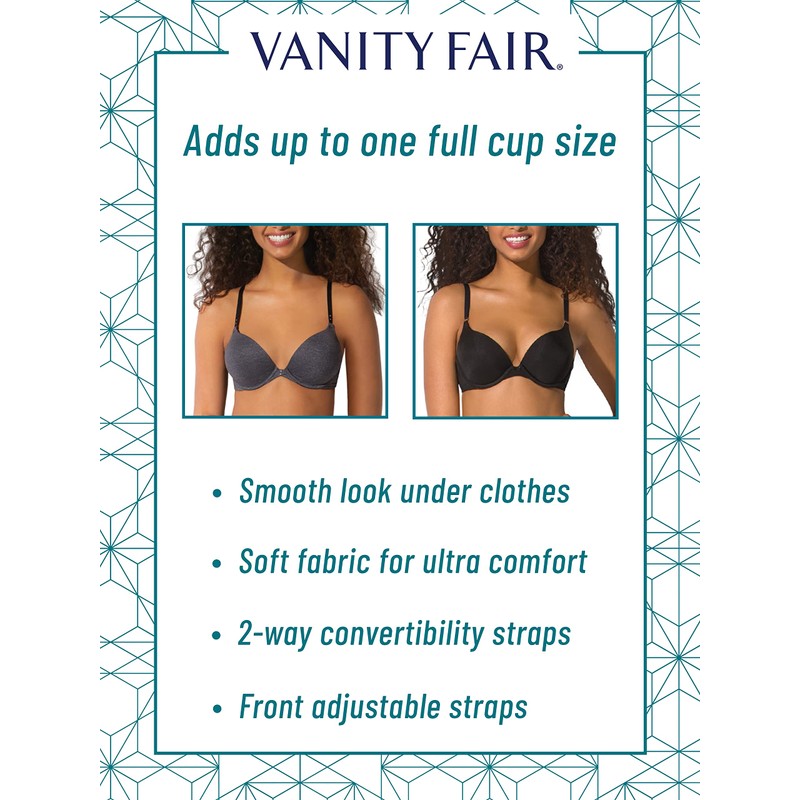 Vanity Fair womens Push Up Bra, Underwire - Beige, 34B