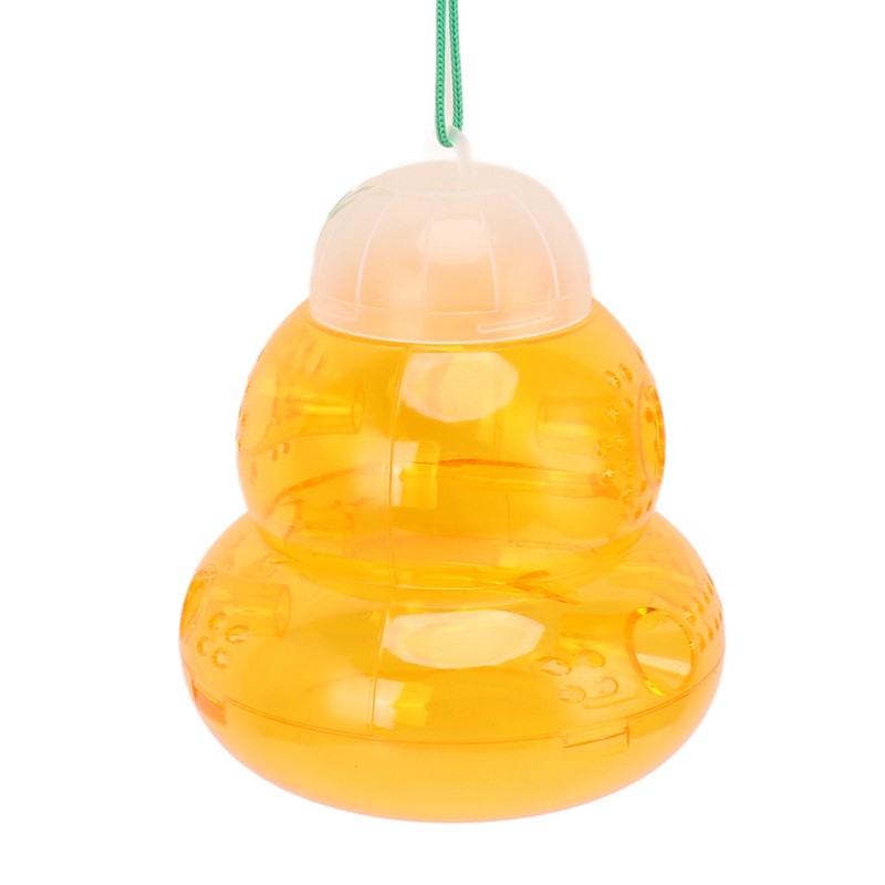 Bee Traps Waterproof Plastic Wasp Catcher 6 Entrances Yellow Jacket