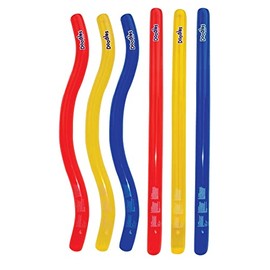 Swimline Doodles Inflatable Pool Noodle Float, 6 Count