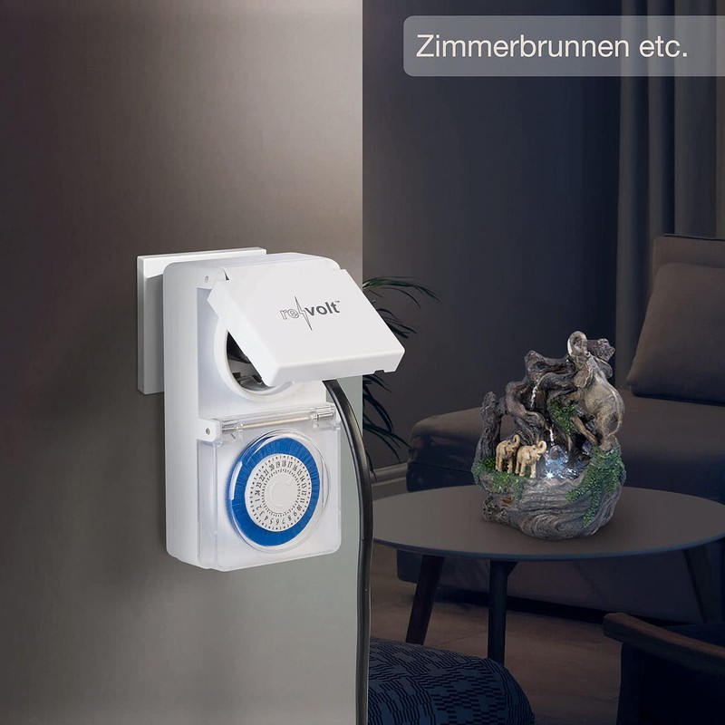 revolt Outdoor Timer: Mechanical Outdoor Timer, IP44, 30 Minutes, Child
