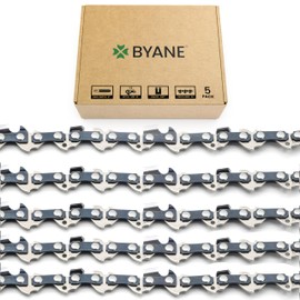 BYANE 8 Inch Chainsaw Chain, 3/8" LP Pitch, .043'' Gauge, 34 Drive Links Fits DeWalt 20V DCPS620/DCCS623B, Craftsman CMCCSP20, 79240 - DWO1DT608, R34 (5 chains)