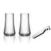 Alessi Splügen Set includes Steel One Bottle Opener/Crystal Two Beer